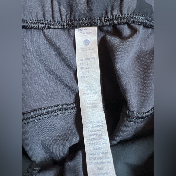 CRZ YOGA Black Camo Women's Joggers size M (8/10) - Picture 3 of 7